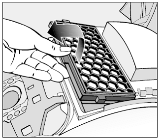 Výměna Active nebo Hepa filtru